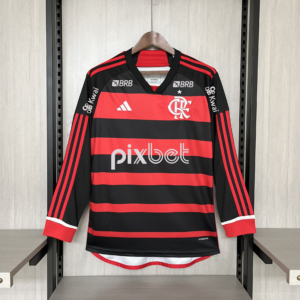 2024/25 Long Sleeve all sponsors Flamengo Home