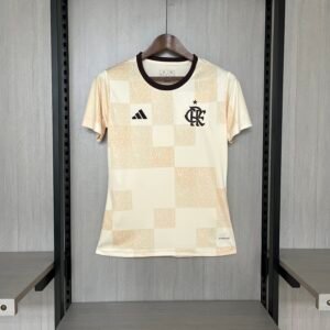 Women's 2024/25 Flamengo Pre-match Wear Beige