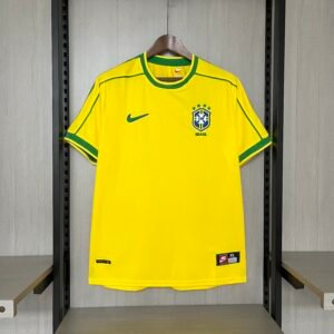 Retro Brazil 1998 Home Jersey