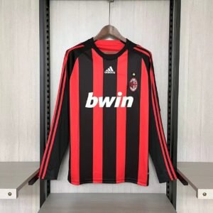 Retro Long Sleeve AC Milan 2008/09 Home