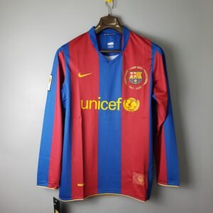 Retro 07/08 Barcelona long sleeves home