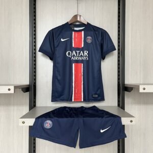 Children's 2024/25 PSG home jersey
