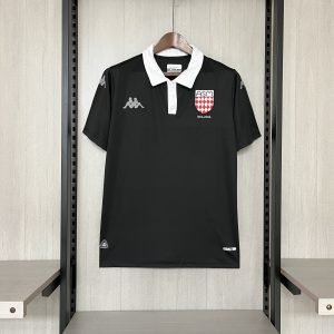 2025/26 AS Monaco 100th Anniversary Black Jersey